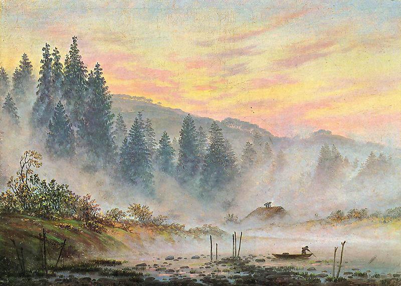 Caspar David Friedrich The morning China oil painting art